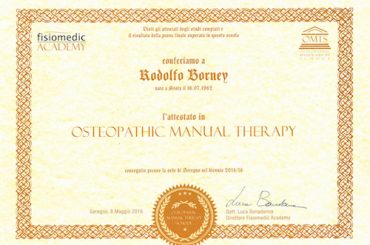 16 – Osteopathic manual therapy