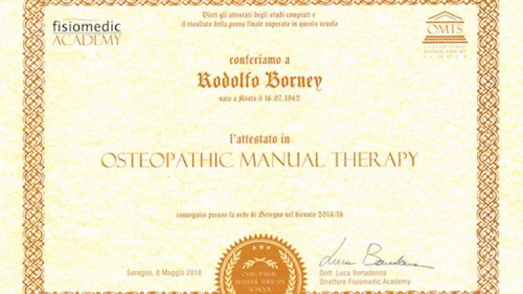 16 – Osteopathic manual therapy